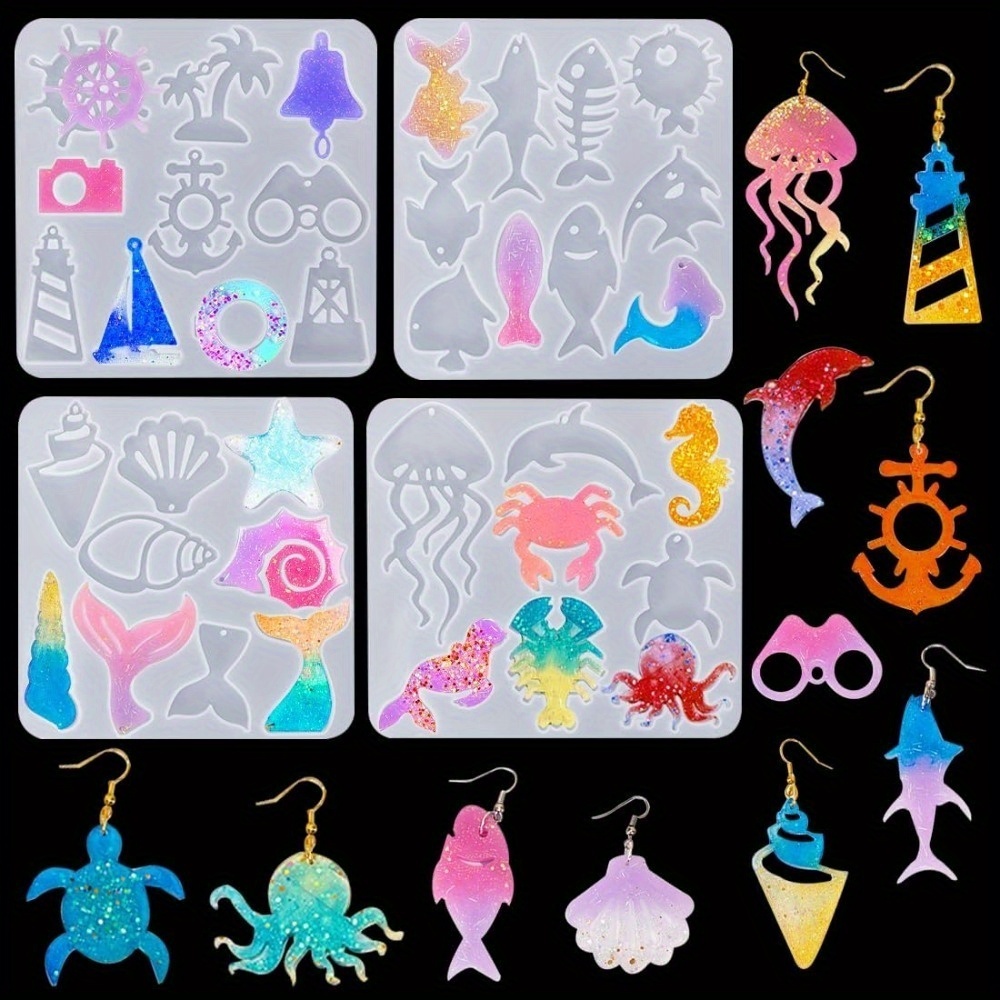 Aquarium Marine - The Ocean-themed Earring And Pendant Mold