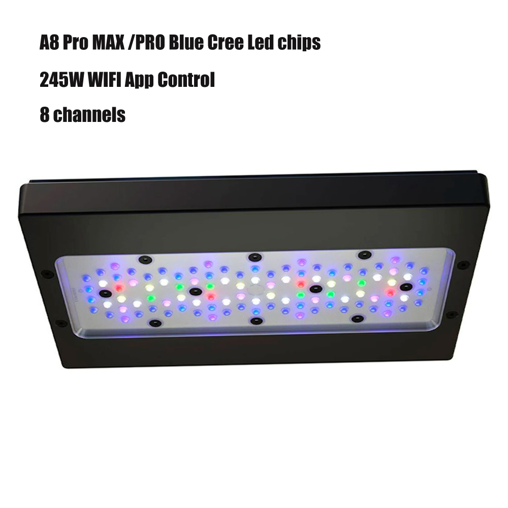 Aquarium Blue Marine Reef - Wifi APP 240W A8 PRO Blue