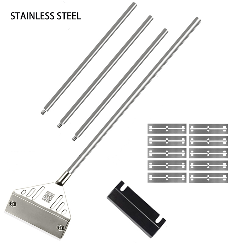 Marine Aquarium Glass Scraper - Aquarium Algae Remover Aluminum Alloy Stainless