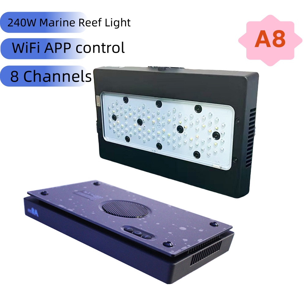Aquarium Blue Marine Reef - A8se A8PRO II BLUE 240W Marine