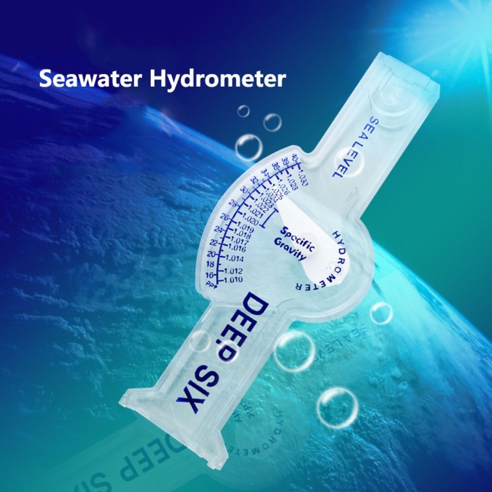 Marine Aquarium Hydrometer - High Precision Seawater Hydrometer Automatic Portable