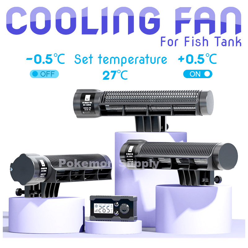Marine Aquarium Heater - Aquarium Fish Tank Cooling Fan Seawater