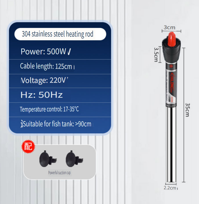 Marine Aquarium Heater - Xilong Stainless Steel Aquarium Heater Submersible