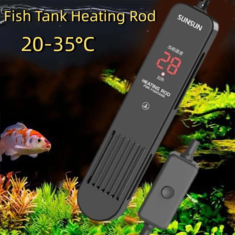 Marine Aquarium Heater - LCD Display 20-35°C Digital Fish Tank