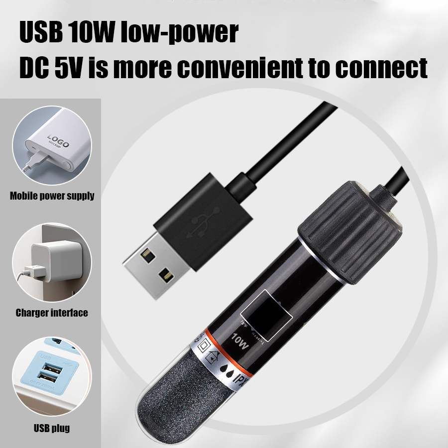 USB Mini Aquarium Heating Rod  - đánh giá và giá Marine Aquarium Heater