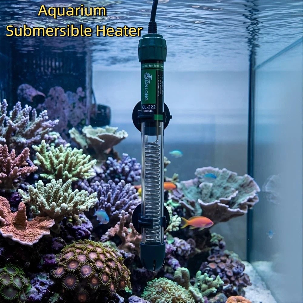 25W-300W Aquarium Submersible  - đánh giá và giá Marine Aquarium Heater