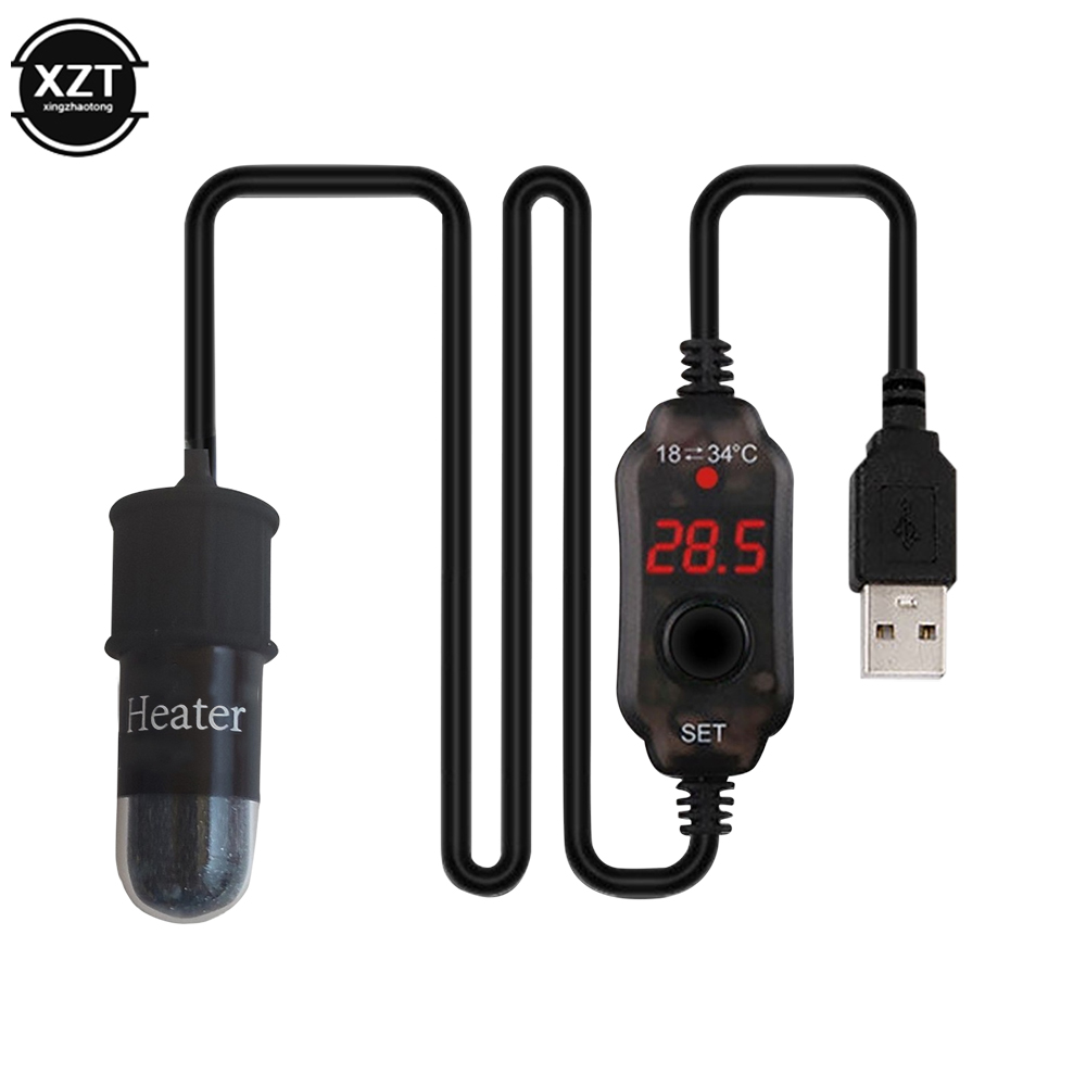 Mini USB Sạc Aquarium Que Sưởi - đánh giá và giá Marine Aquarium Heater
