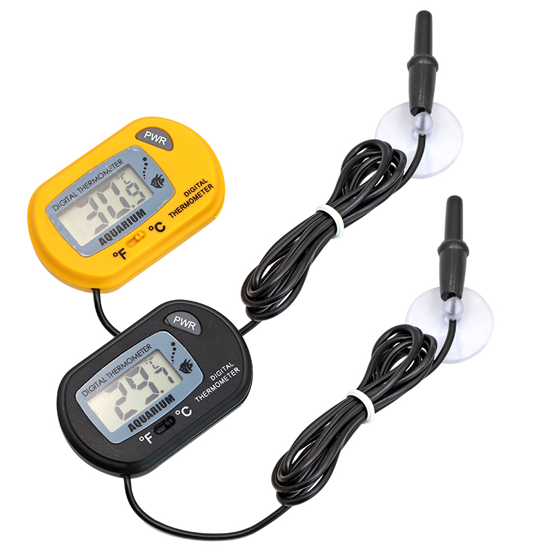 Fish Tank Thermometer LCD Digi - đánh giá và giá Marine Aquarium Hydrometer