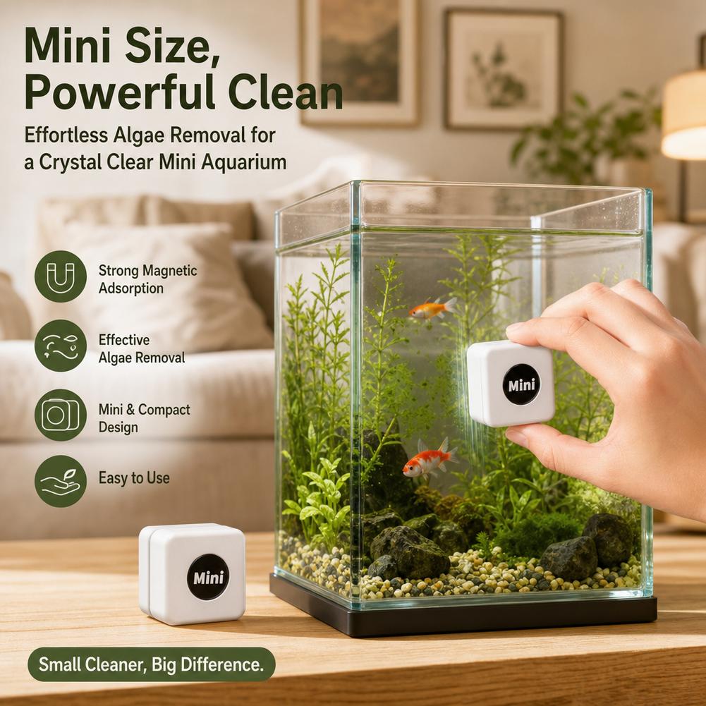 Magnetic Aquarium Glass Cleane - đánh giá và giá Marine Aquarium Glass Scraper