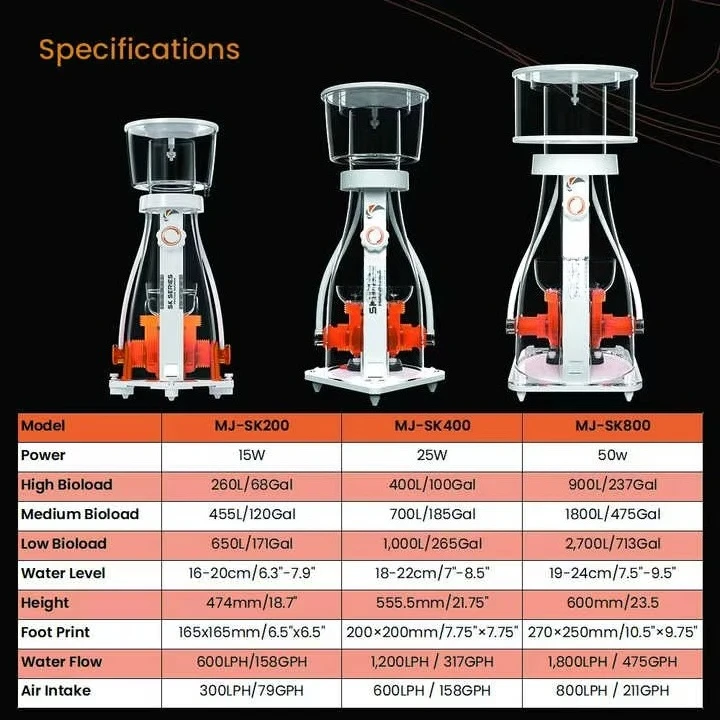 Marine Coral Protein Skimmer S - đánh giá và giá Aquarium Marine Salt