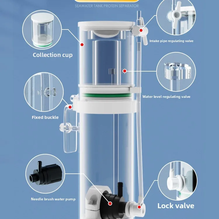 110V-240V New Mini Aquarium Pr - đánh giá và giá Protein Skimmer Hang On