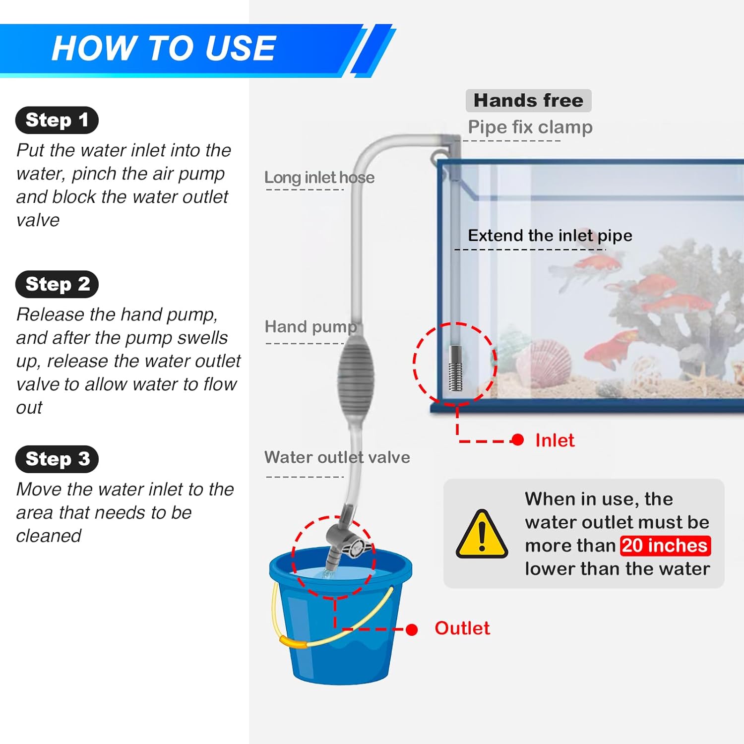 Large Fish Tank Aquarium Sipho - đánh giá và giá Marine Aquarium Kit