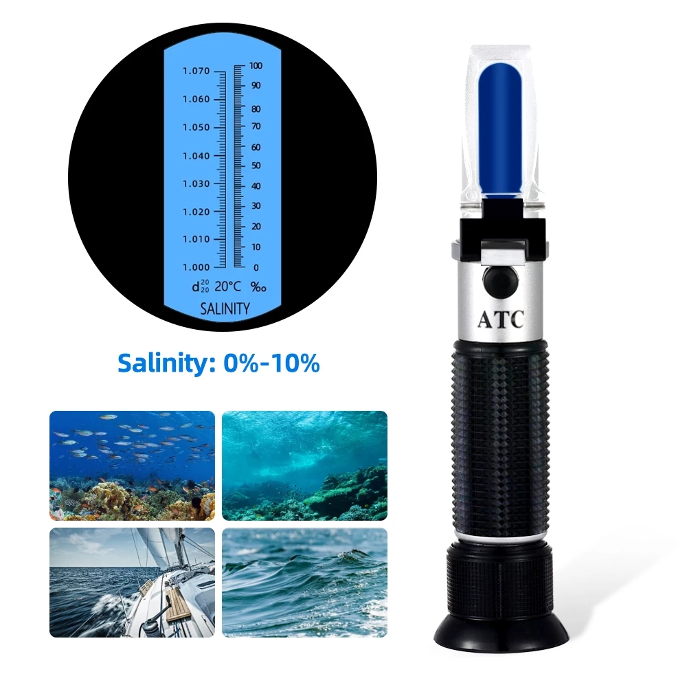 Độ MặN Khúc Xạ 0-10% 1.000-1.0 - đánh giá và giá Aquarium Marine Salt