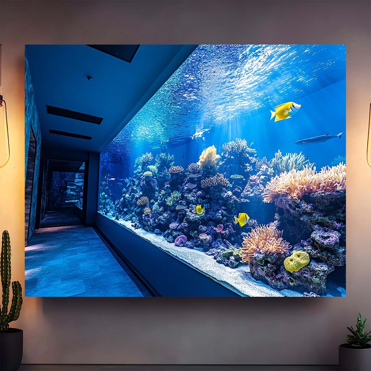Vibrant Underwater Aquarium Ta - đánh giá và giá Aquarium Marine