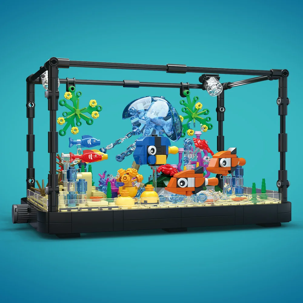 Fish Tank Building Block Set w - đánh giá và giá Marine Aquarium Kit