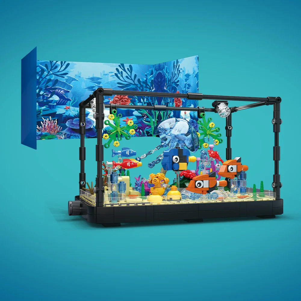 Fish Tank Building Block Set w - đánh giá và giá Marine Aquarium Kit