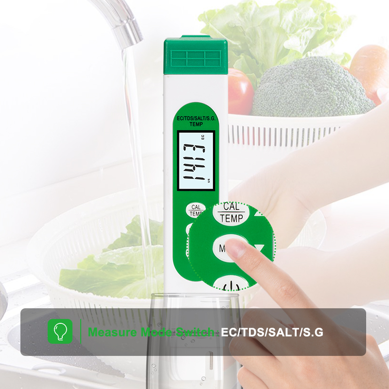 5 in 1 TDS EC SALT S.G TEMP Wa - đánh giá và giá Aquarium Marine Salt