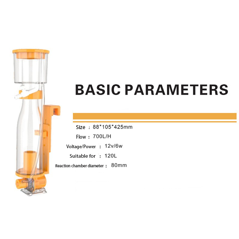 LJF-DC700IN-Marine Aquarium Ha - đánh giá và giá Protein Skimmer Hang On