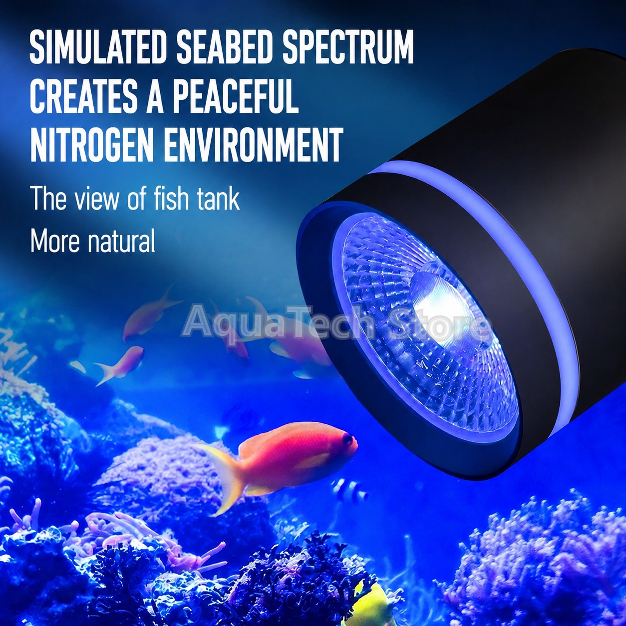 3 Modes COB LED Aquarium Clip  - đánh giá và giá Aquarium Blue Marine Reef