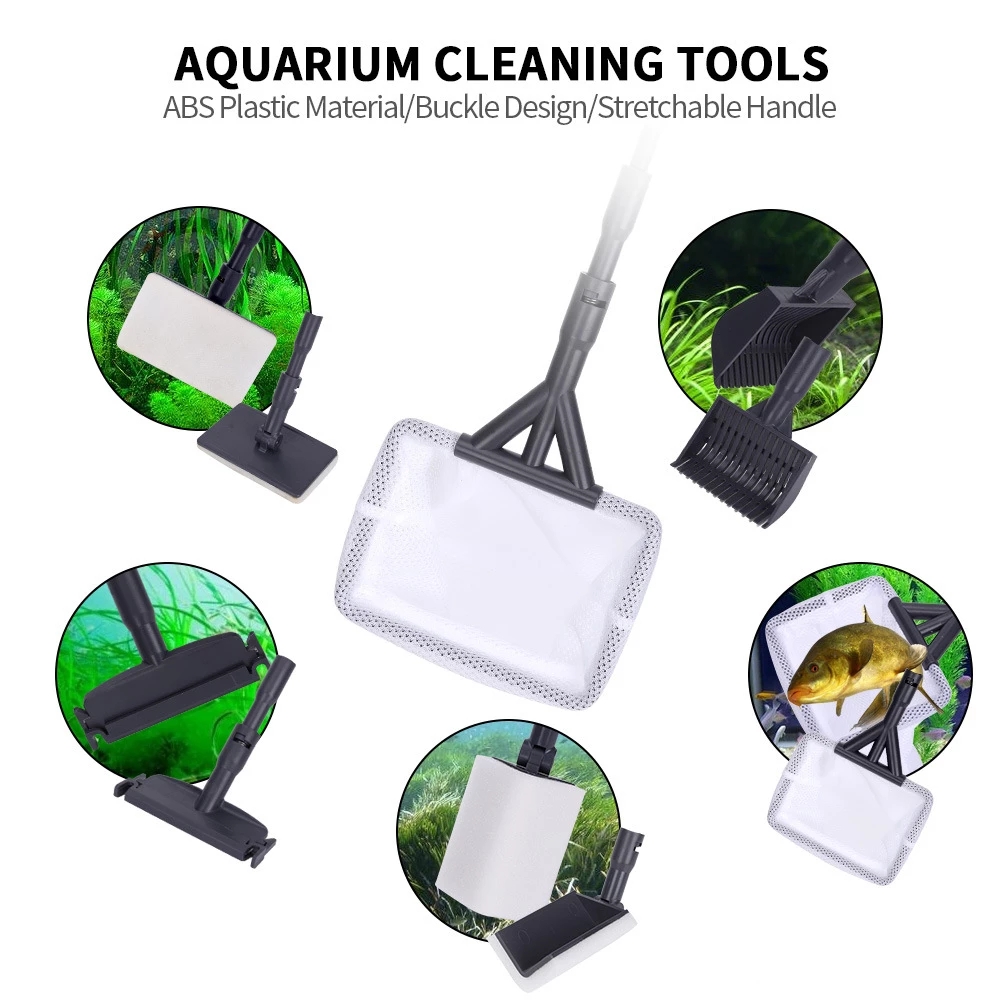 6 in 1 Aquarium Cleaning Tools - đánh giá và giá Marine Aquarium Glass Scraper