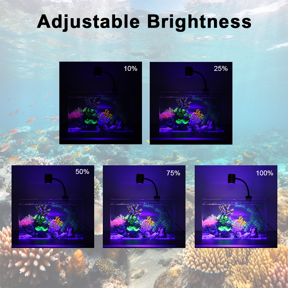 LED Aquarium Light Full Spectr - đánh giá và giá Marine Aquarium Uv
