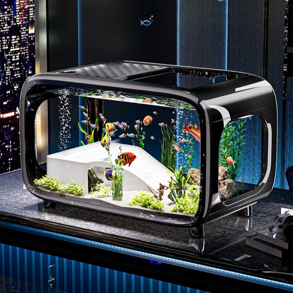 Transparent Luxury Fish Tank D - đánh giá và giá Marine Aquarium Kit