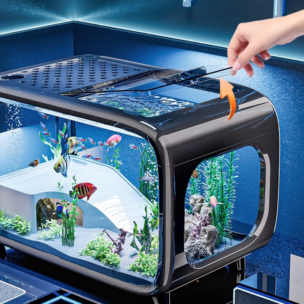 Transparent Luxury Fish Tank D - đánh giá và giá Marine Aquarium Kit
