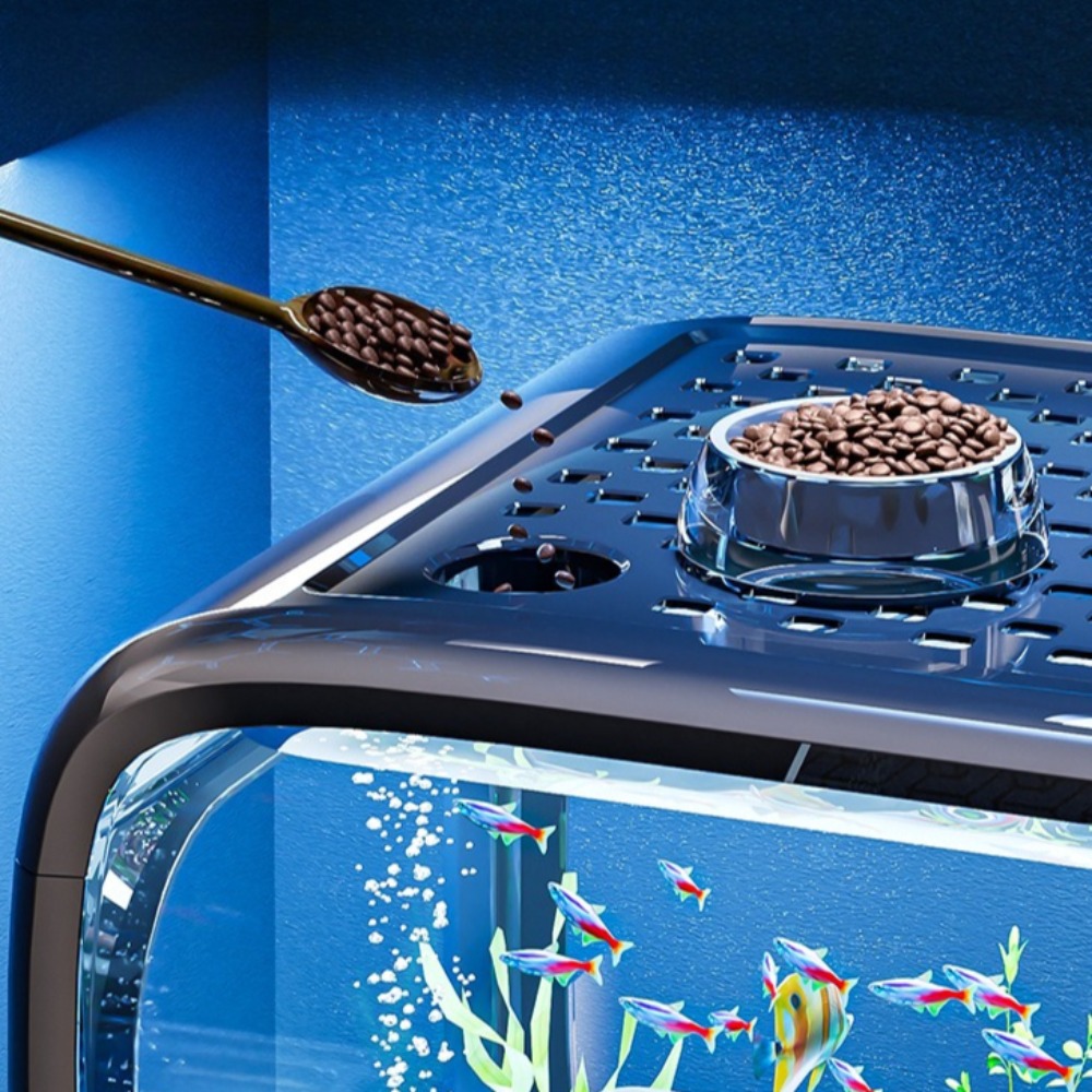 Transparent Luxury Fish Tank D - đánh giá và giá Marine Aquarium Kit