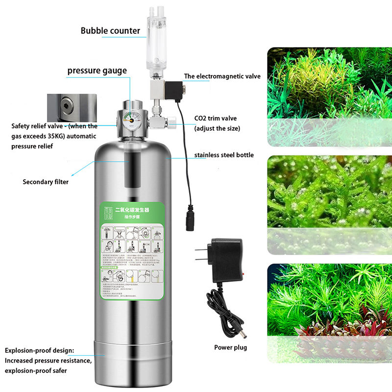 1L 2L CO2 Generator Water Inje - đánh giá và giá Marine Aquarium Hydrometer