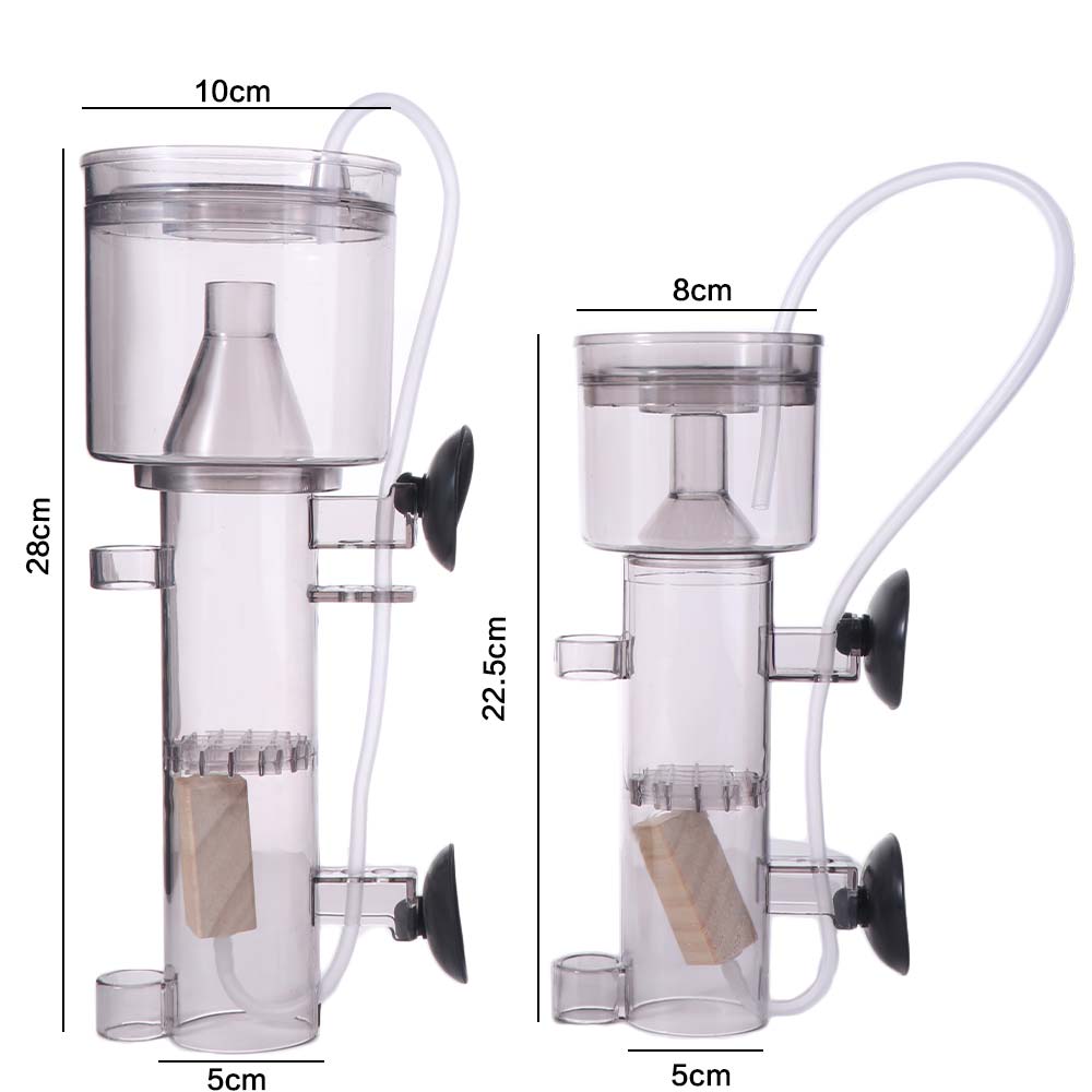 Suction Cup Aquarium Protein S - đánh giá và giá Protein Skimmer Hang On