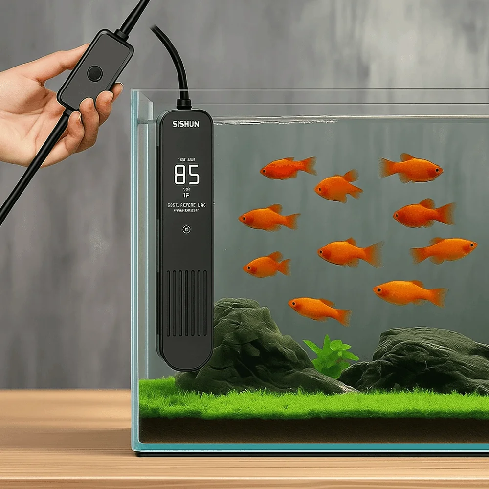 LCD Display 20-35°C Digital Fi - đánh giá và giá Marine Aquarium Heater